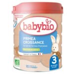 BABYBIO – Primea 3 Au Lait De Ferme Sans Huile De Palme 10mois À 3ans Bio – 800g