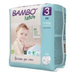 BAMBO NATURE – Couches N°3 M 4-8kg – 52u