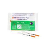 BD MICRO-FINE – plus seringue insuline 0.5ml sachets de 10 pcs