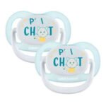 BÉBÉ-CONFORT – 2 Sucette Physio Air Conf 18-36m Petit Chat
