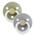 BIBS SET DE 2 SUCETTES SAGE GLOW CLOUD GLOW 6-12 MOIS