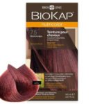BIOKAP – Nutricolor Coloration Naturelle Cheveux – 140ml – 7.5 – Blond Acajou