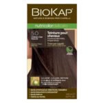 BIOKAP – Nutricolor Delicato Coloration Naturelle Cheveux Délicats – 140ml – 5.0 – Châtain Clair Naturel