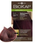 BIOKAP – Nutricolor Delicato Coloration Naturelle Cheveux Délicats – 140ml – 5.5 – Châtain Clair Acajou