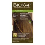 BIOKAP – Nutricolor Delicato Coloration Naturelle Cheveux Délicats – 140ml – 7.0 – Blond Moyen Naturel