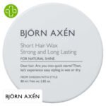 BJORN AXEN – Cire Fixante Cheveux Courts Longue Durée – 80ml
