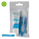 BUCCOTHERM – Kit De Voyage Gel Dentifrice À L’eau Thermale + Brosse À Dents Rétractable – 25ml