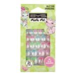 BYS MINI ME ONGLES PRECOLLES GLITTER DRAGONS