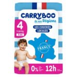 CARRYBOO – Couches Bébés T4 7-18kg 12h – 44u