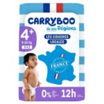 CARRYBOO – Couches Bébés T4+ 9-20kg 12h – 42u