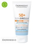 DERMEDIC – Sunbrella Crème Solaire SPF50+ Peau À Tendance Couperosique – 50ml