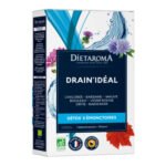 DIETAROMA – Drain Idéal Détox 5 Emonctoires Ampoules Haute Concentration Bio – 20u