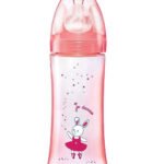 DODIE – Biberon Multi Perfore Tetine Debit 2 Rose 0-6mois 270ml