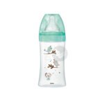 DODIE – Biberon verre Initiation+ (0-6 M) 3 vitesses débit 2 Vert oiseau 270 ml