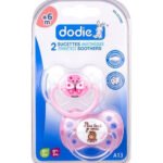 DODIE – Sucettes forme anatomique silicone (6M +) N°A13 Papillon & Princesse