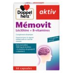 DOPPEL HERZ – Aktiv Mémovit Lécithine + B-vitamines Vigueur Intellectuelle Et Activité Mentale – 30 Gélules