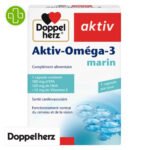 DOPPEL HERZ – Aktiv Oméga-3 Marin Santé Cardiovasculaire, Cerveau Et Vision – 60 Capsules