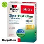 DOPPEL HERZ – Aktiv Zinc, Histidine, Vitamine C Depot Peau Saine Et Système Immunitaire – 30 Comprimés