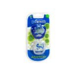 DR BROWN’S – 2 Sucette Advantage Ocean Bleu 0-6m