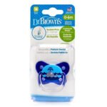 DR BROWN’S – Sucette Betterfly Shield Bleu 0-6m -Ess
