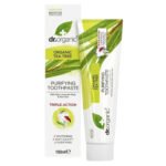 DR ORGANIC – Dentifrice Purifiant Triple Action Arbre À Thé Bio – 100ml