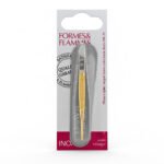 FORMES & FLAMMES – Pince A Epiler Acier Forge Chrome Mors Etroits Carres 8cm Refrence 10