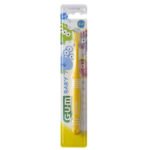 GUM – Baby Brosse À Dents 0-2ans Jaune