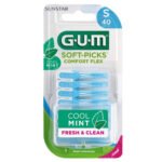 GUM – Soft Picks Comfort Flex Mentholé Brossettes Interdentaires S – 40u