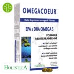HOLISTICA – Omégacœur Huile De Poisson Sauvages Et Plantes Epa Et Dha Oméga 3 – 60 Capsules