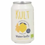 KULT KÉFIR – D’eau Gazeuse Gingembre Et Citron Bio – 330ml