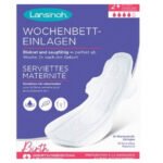 LANSINOH – Serviettes Maternité Très Absorbantes 2+ Semaines – 12u
