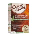 LES 3 CHÊNES – Color & Soin Coloration Cheveux Permanente Aux Extraits Végétaux – 10a – Blond Clair Cendré