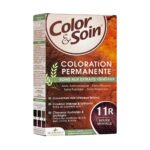 LES 3 CHÊNES – Color & Soin Coloration Cheveux Permanente Aux Extraits Végétaux – 11r – Rouge Myrtille