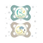 MAM BABY – 2 Sucette Night +6m