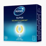 MANIX – Préservatif Super Sécurité & Confort (Easy-Fit) – 4u