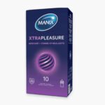 MANIX – Préservatif Xtra Pleasure (Nervuré & Forme Stimulante) – 10u