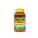 MASON NATURAL – Biotin 60 Softgels