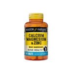 MASON NATURAL – Calcium Magnesium & zinc 100 Tablets 968-100