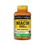 MASON NATURAL – Flush-free Niacin 500mg 60 capsules 1499-60