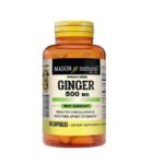 MASON NATURAL – Ginger 500mg 60 capsules 1139-60A