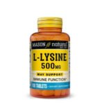MASON NATURAL – L-lysine 500mg 100 Tablets