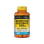 MASON NATURAL – Magnesium Gluconate 550mg 100 tablets