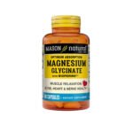 MASON NATURAL – Magnesium Glycinate With Bioperine 60 capsules