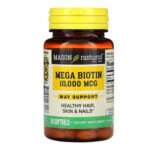MASON NATURAL – Mega Biotin 50 Softgels