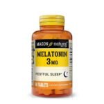 MASON NATURAL MELATONIN 3MG 60 TABLETS