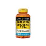 MASON NATURAL – Potasium Gluconate 595mg 100 tablets 618-100A