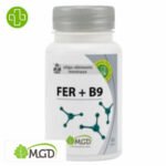 MGD NATURE – Oligo-éléments Minéraux Fer + B9 – 60 Gélules
