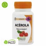 MGD NATURE – Vitalité Acérola Goût Fruits Rouges – 30 Comprimés