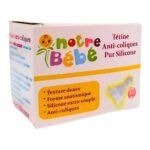 NOTRE BÉBÉ – Tétine Anti-coliques 3mois+ – 1u