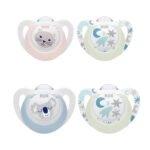 NUK – Deux Sucette Star Night & Day 0-6m